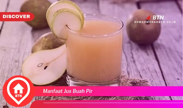 manfaat jus buah pir