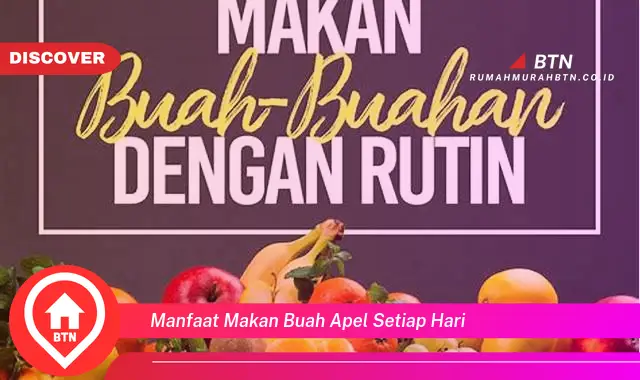 manfaat makan buah apel setiap hari