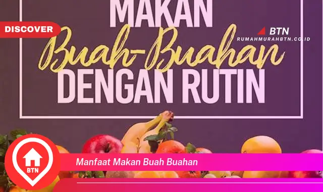 manfaat makan buah buahan