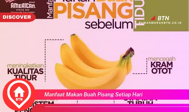 manfaat makan buah pisang setiap hari