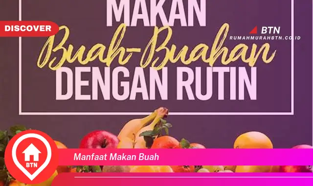 manfaat makan buah