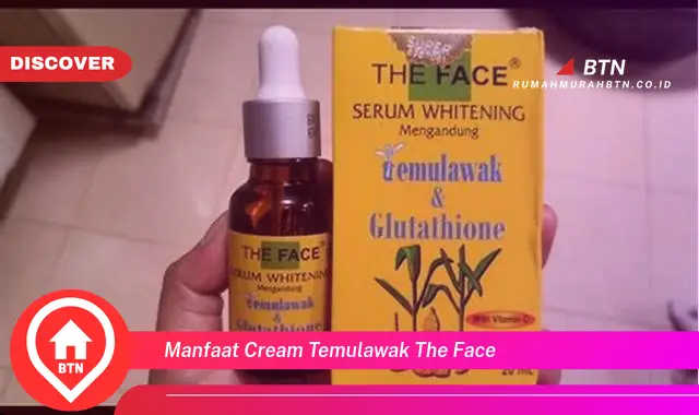 manfaat cream temulawak the face