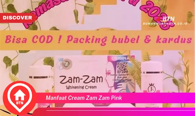 manfaat cream zam zam pink