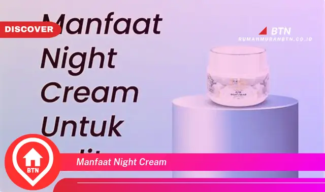 manfaat night cream