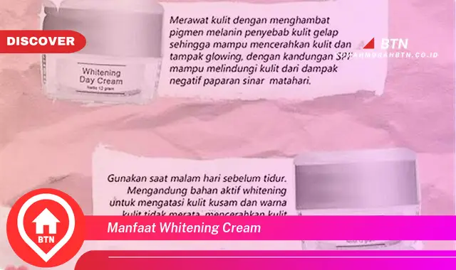 manfaat whitening cream