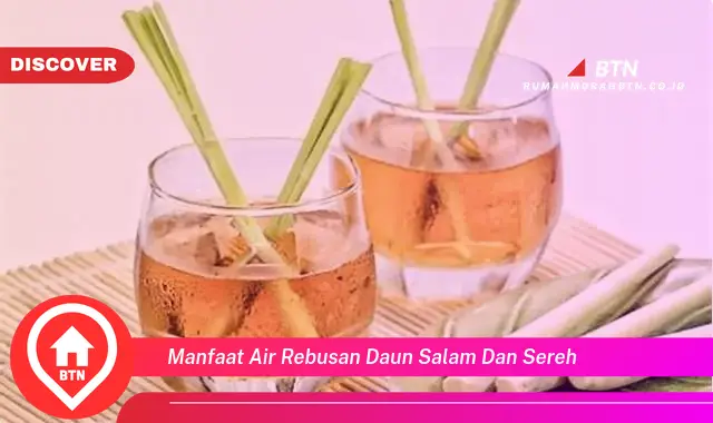 manfaat air rebusan daun salam dan sereh