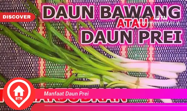 manfaat daun prei