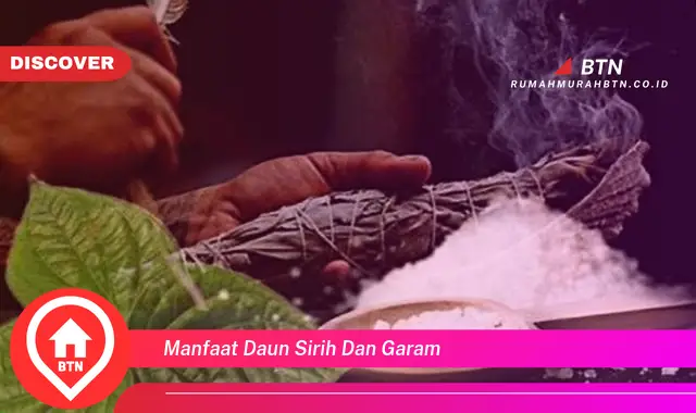 manfaat daun sirih dan garam