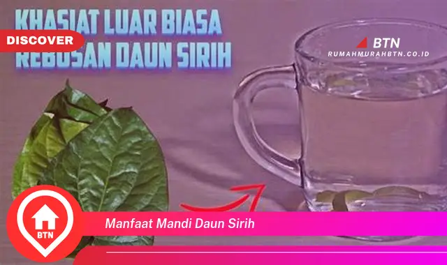 manfaat mandi daun sirih