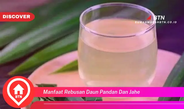 manfaat rebusan daun pandan dan jahe