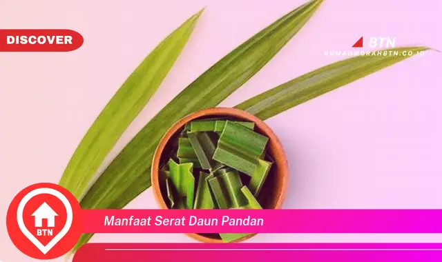 manfaat serat daun pandan