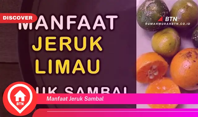 manfaat jeruk sambal