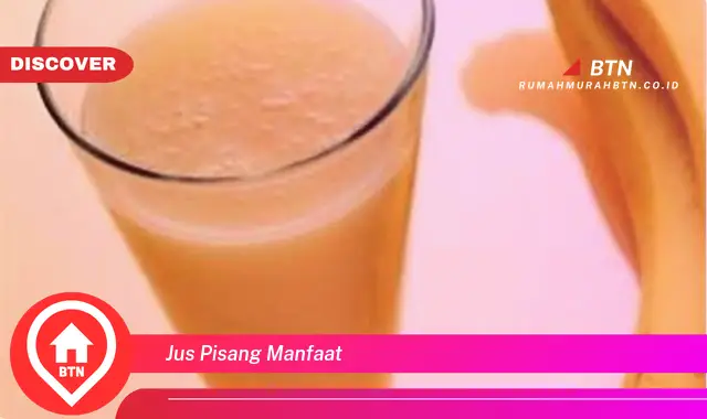 jus pisang manfaat