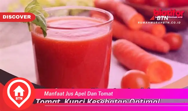 manfaat jus apel dan tomat