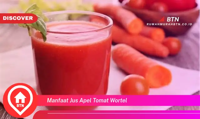 manfaat jus apel tomat wortel