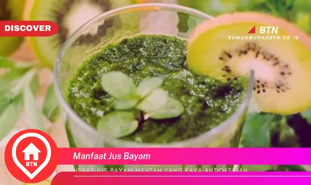 manfaat jus bayam