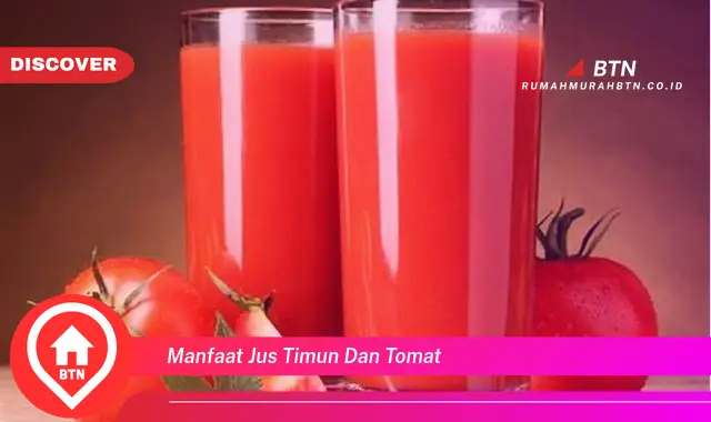 manfaat jus timun dan tomat