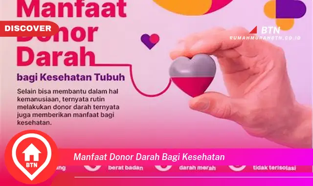 manfaat donor darah bagi kesehatan