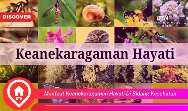 manfaat keanekaragaman hayati di bidang kesehatan