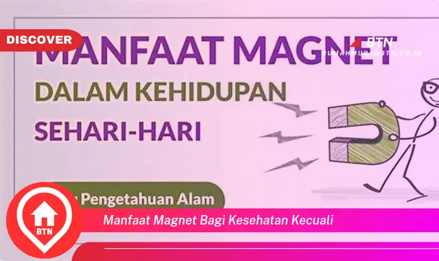 manfaat magnet bagi kesehatan kecuali