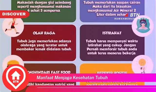 manfaat menjaga kesehatan tubuh