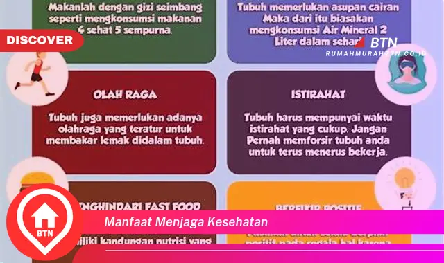 manfaat menjaga kesehatan