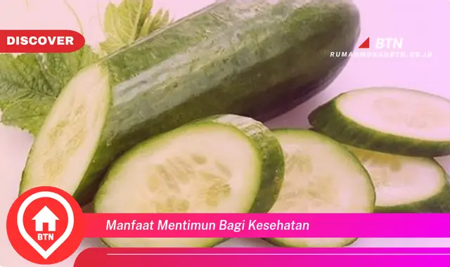 manfaat mentimun bagi kesehatan