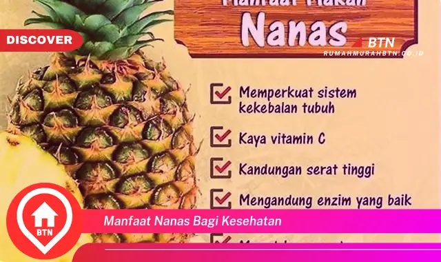 manfaat nanas bagi kesehatan