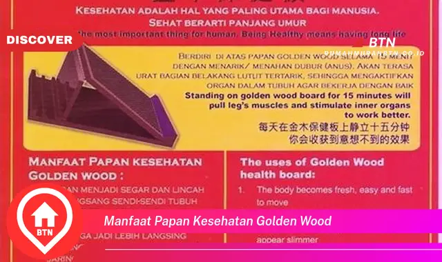 manfaat papan kesehatan golden wood