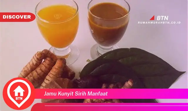 jamu kunyit sirih manfaat