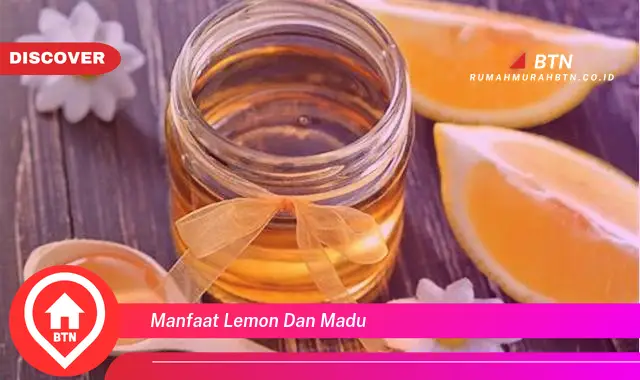 manfaat lemon dan madu