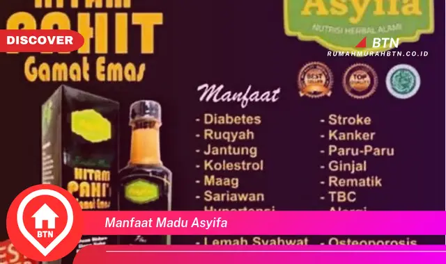 manfaat madu asyifa