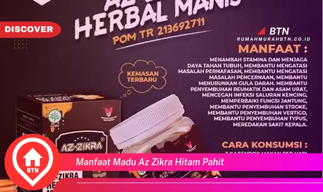 manfaat madu az zikra hitam pahit