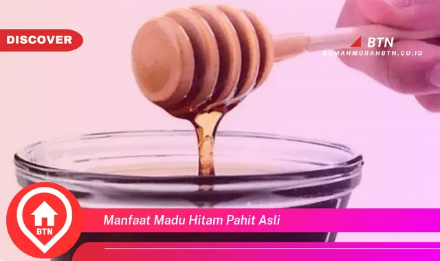 manfaat madu hitam pahit asli