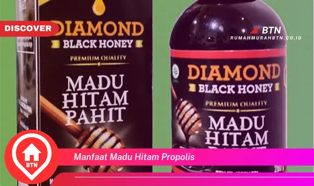 manfaat madu hitam propolis