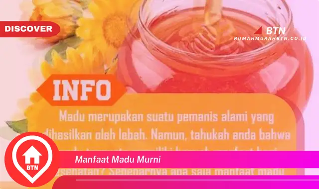 manfaat madu murni