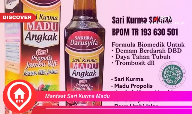 manfaat sari kurma madu