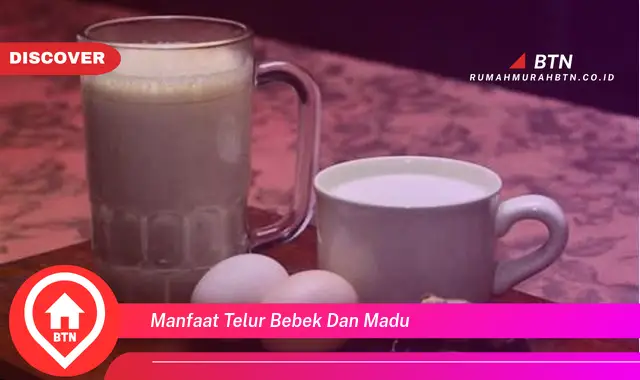 manfaat telur bebek dan madu