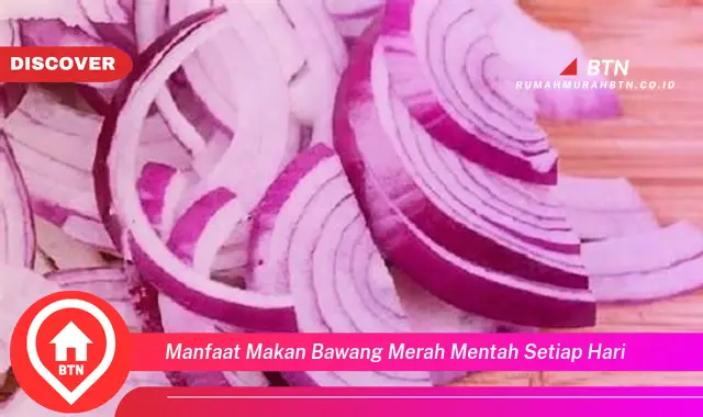 manfaat makan bawang merah mentah setiap hari