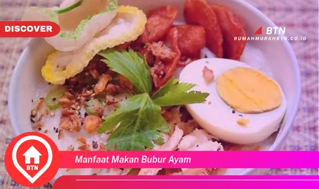 manfaat makan bubur ayam