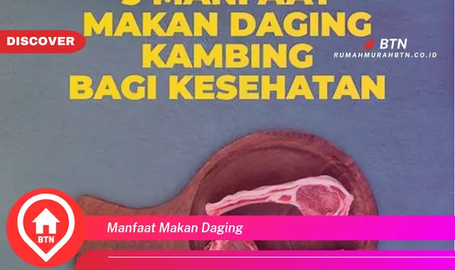 manfaat makan daging