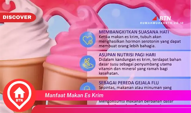 manfaat makan es krim