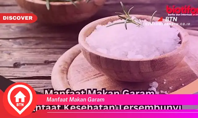 manfaat makan garam