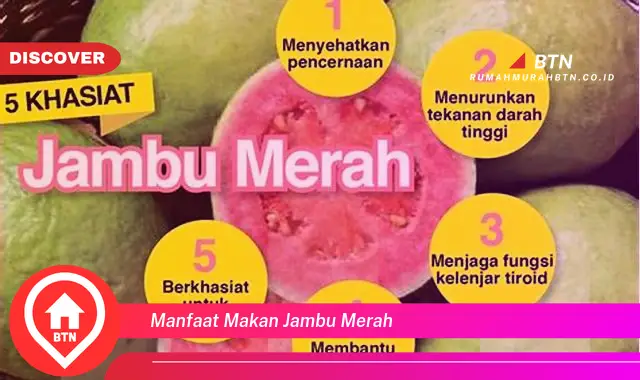 manfaat makan jambu merah