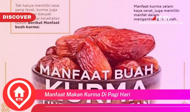 manfaat makan kurma di pagi hari