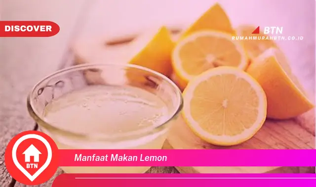 manfaat makan lemon