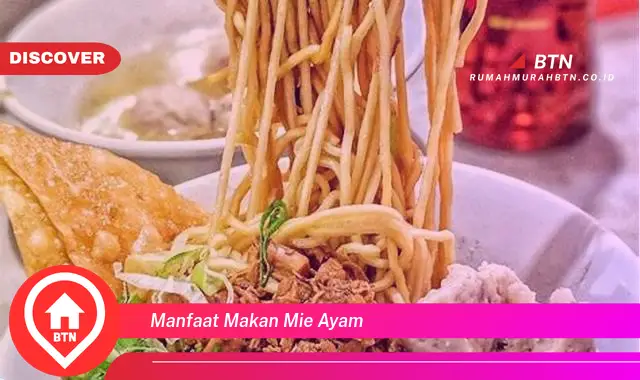 manfaat makan mie ayam