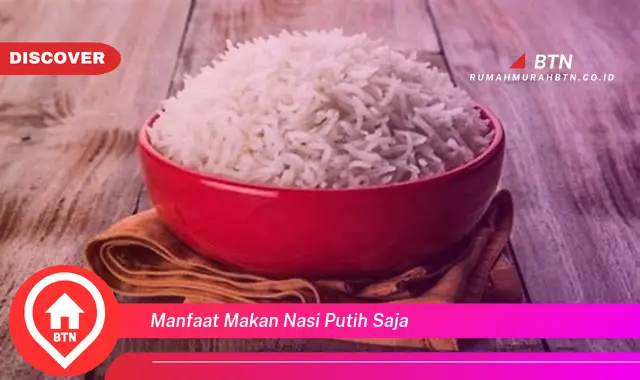 manfaat makan nasi putih saja