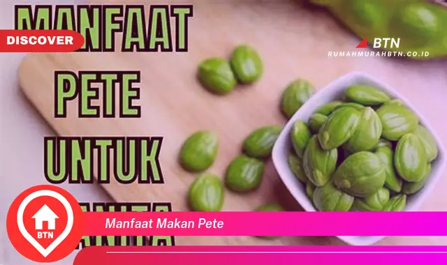 manfaat makan pete