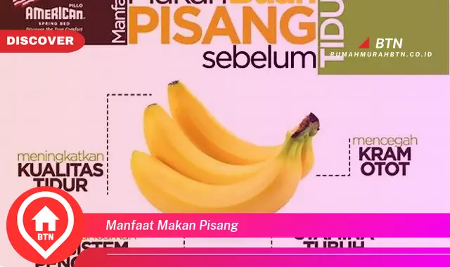 manfaat makan pisang